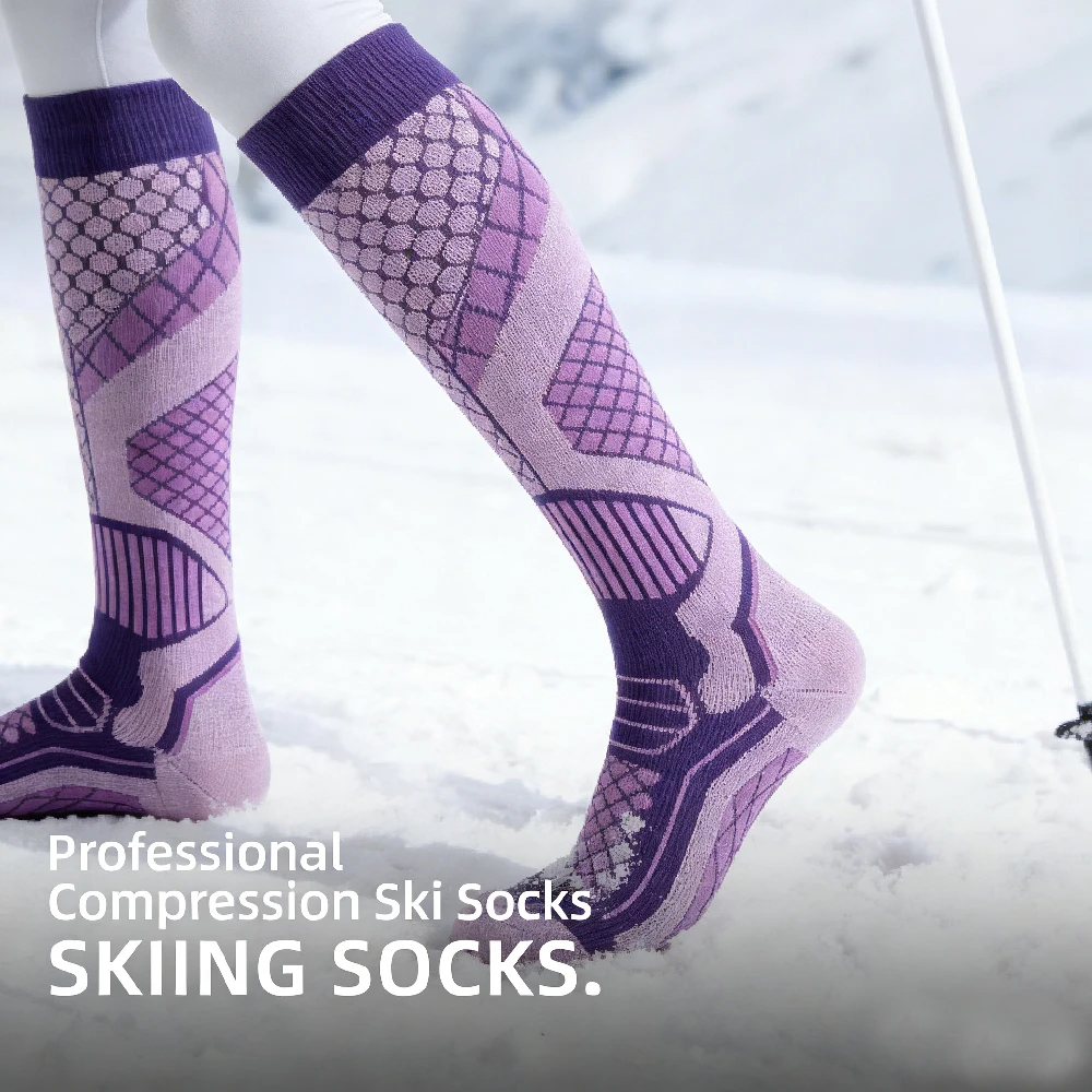Thermal Sock Winter - 1 paar Vochtafvoerende Verdikte Thermische Skisokken