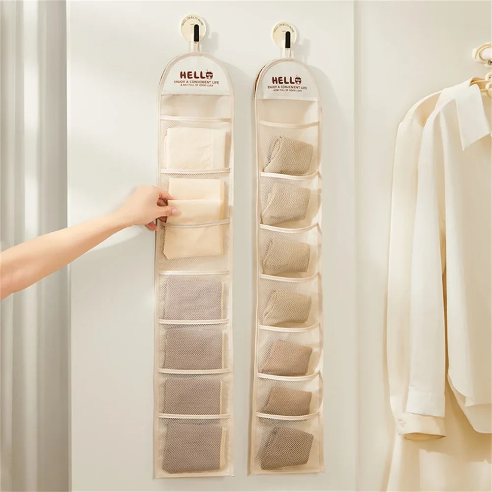Sock Organizer Tray - Meerlaagse opbergruimte Hangende opbergtas Opbergtas voor