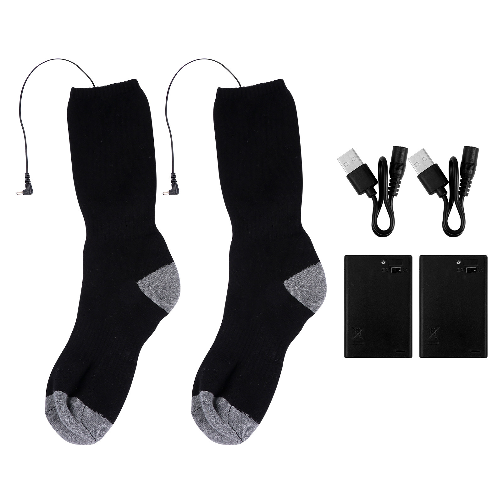 1Set Verwarmde Sokken USB Warm - Thermal Sock Winter recensie en prijs