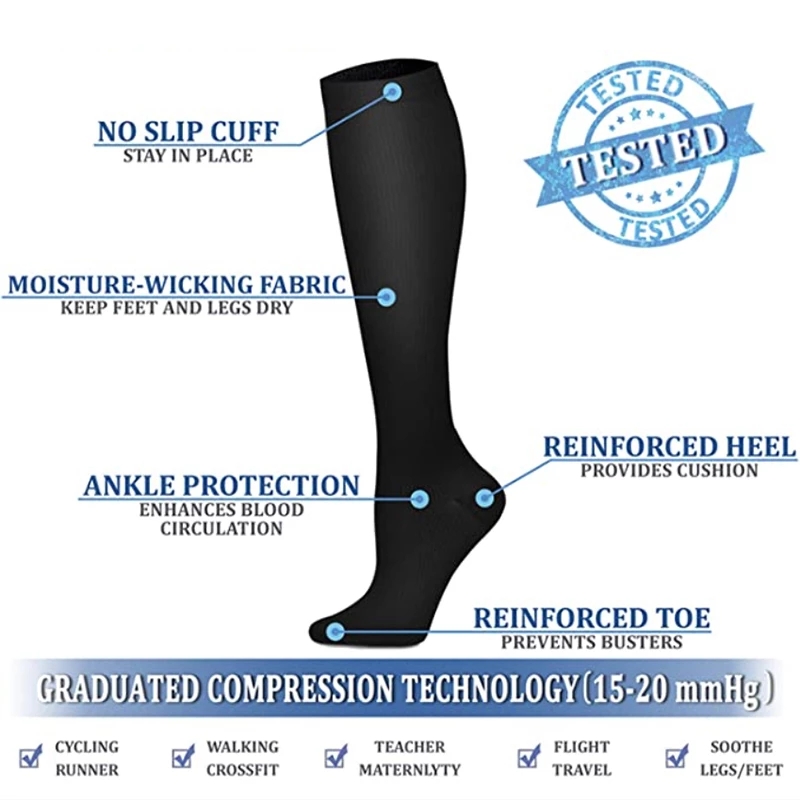 S-XXL Compressiesokken Heren D - Compression Sock Medical recensie en prijs