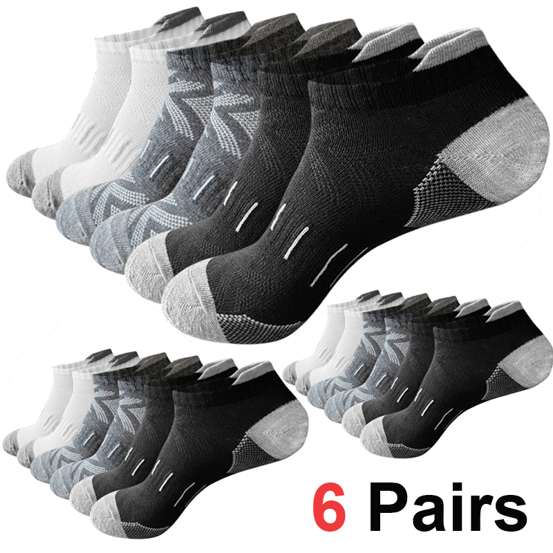 6/12Pairs Heren Sokjes met pij - Athletic Sock Cushion recensie en prijs