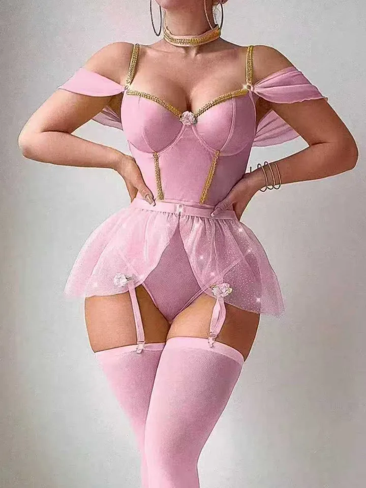 Sexy glanzende jumpsuits met p - Fishnet Stocking Women recensie en prijs